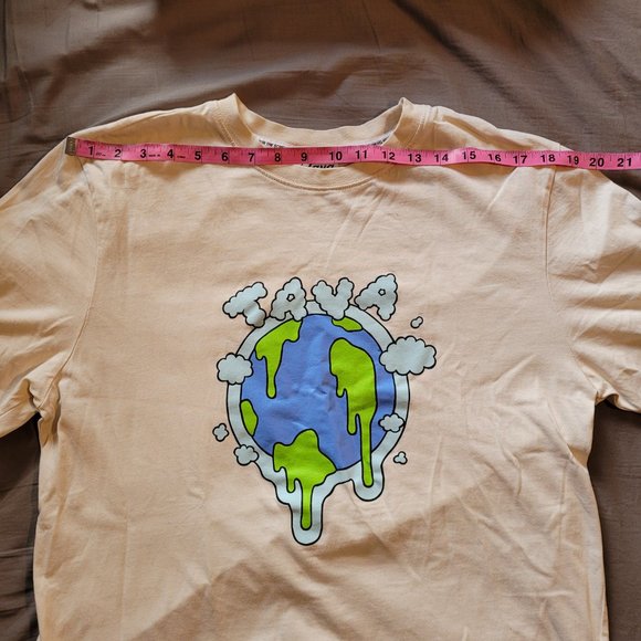 Medium TAVA Clothing Melting Earth Taupe Shirt - Picture 8 of 10